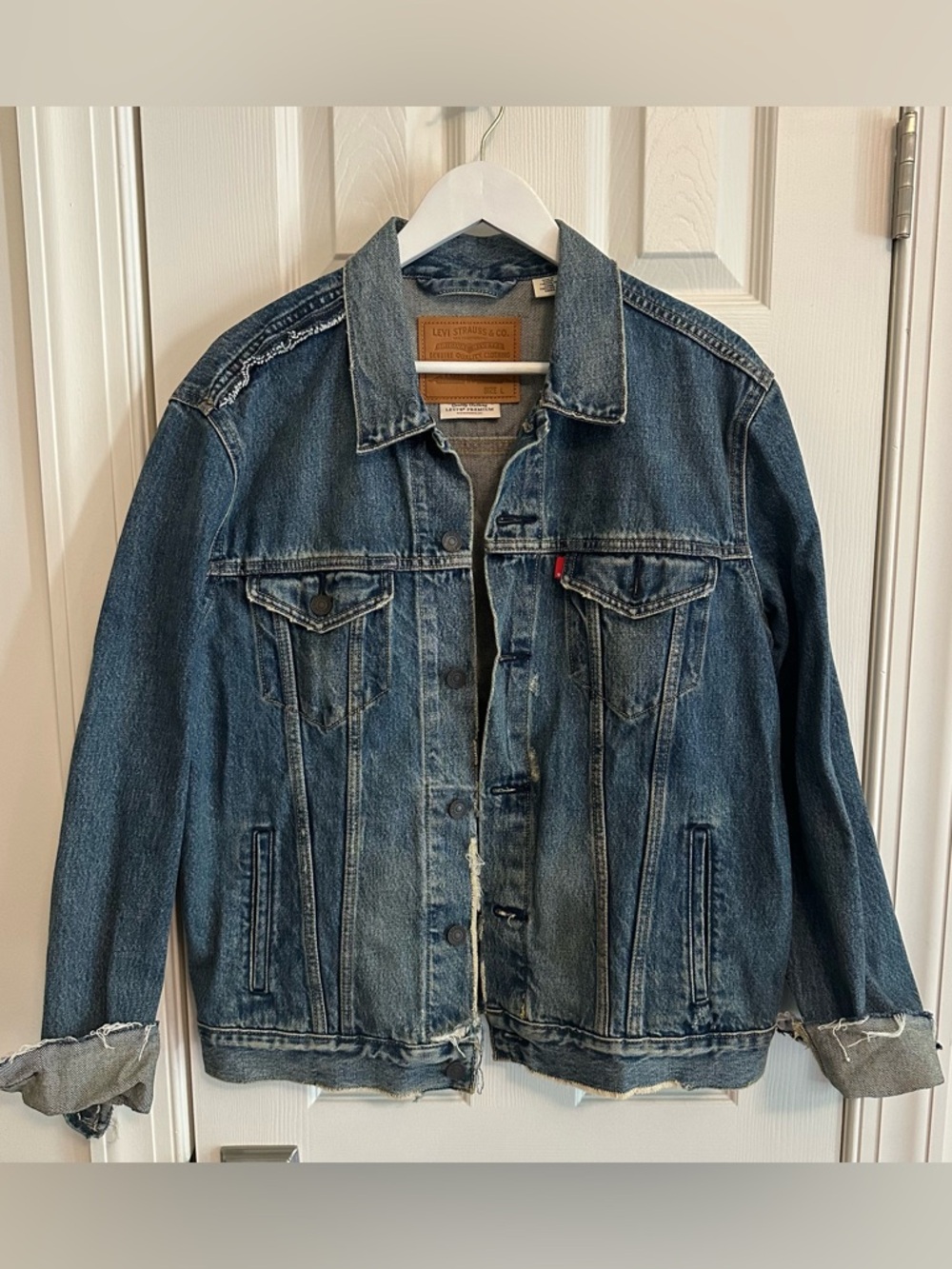Levi’s Denim Trucker Jacket Distressed